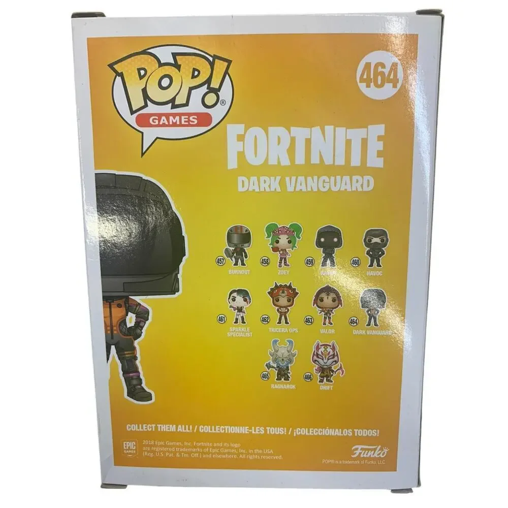 Funko Pop Fortnite Game #464 Dark Vanguard Vinyl Glow in‎ the Dark